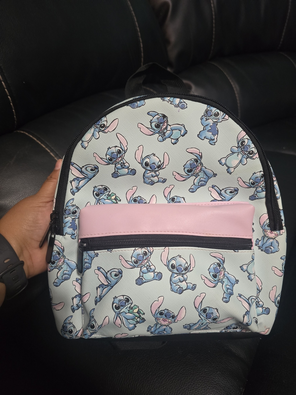 Kids Stitch Mini Backpack - Pink Accent